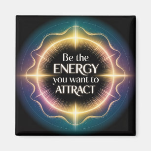 Sei die Energie, die du anziehen möchtest Magnet