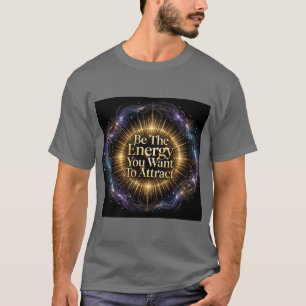 Sei die Energie, die du anziehen möchtest Motivati T-Shirt