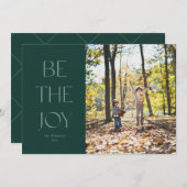 Sei die Freude ein Foto Grün Weihnachten 2022 (Vorne/Hinten)