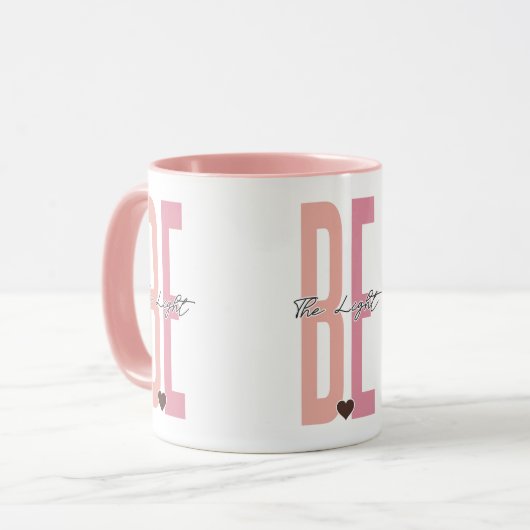 Sei die leichte Tasse (Vorderseite Links)