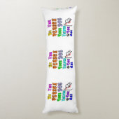 Sei die Person, die dein Hund für nett hält Seitenschläferkissen (Rückseite (Vertikal))