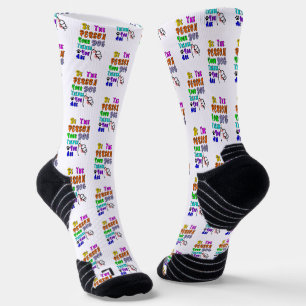 Sei die Person, die dein Hund für nett hält Socken