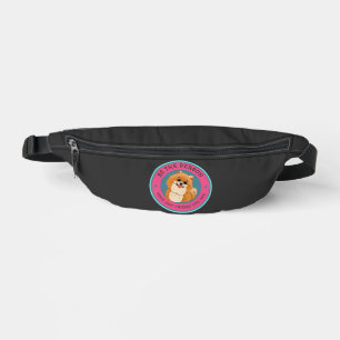 Sei die Person, die dein Hund in dir sieht Bauchtasche