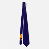 Sei-die-Sonne-Navyblauer-Sonnen-Schlips Krawatte (Rückseite)