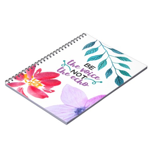 Sei die Stimme, nicht das Echo Notizblock (Linke Seite)