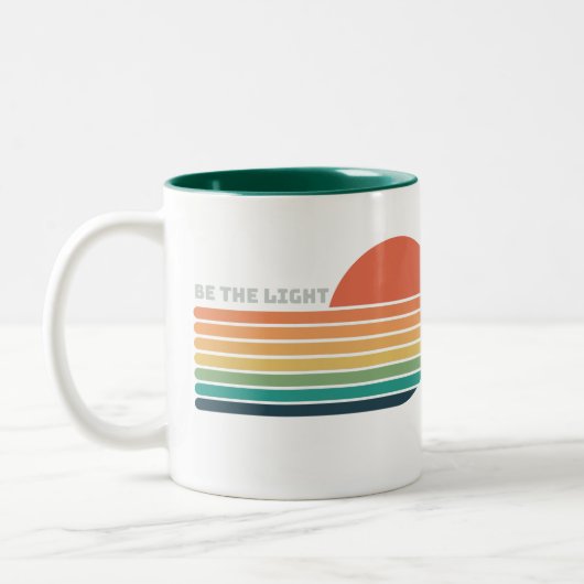 Sei die Tasse des Lichtgottes, die Tasse des Retro (Links)