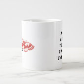 Sei die Veränderung, die du in der Welt sehen will Jumbo-Tasse (Vorderseite)