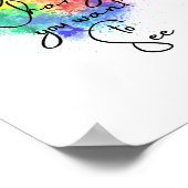 Sei die Veränderung, die du Will, um Poster zu seh (Ecke)