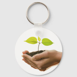 Sei die Veränderung, die du Will zu sein - Sapling Schlüsselanhänger