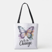 Sei Die Veränderung Tasche (Rückseite)