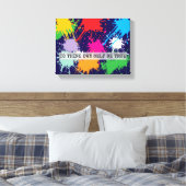 Sei dir selbst treu leinwanddruck (Insitu (Schlafzimmer))