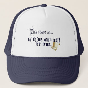 Sei dir selbst treu - Shakespeare Zitate Mütze