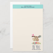 Sei du, die Welt wird sich an den lustigen Sprichw Briefpapier (Vorne/Hinten)