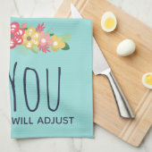 Sei du, die Welt wird sich an den lustigen Sprichw Geschirrtuch (Viertel Falte)