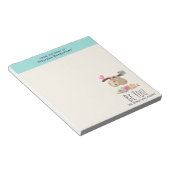 Sei du, die Welt wird sich an den lustigen Sprichw Notizblock (angewinkelt)