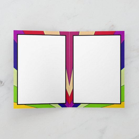 Sei du | Einzigartige handgezeichnete Kunst Karte (Innenseite)