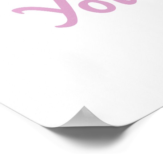 Sei du, glaube an dich selbst poster (Ecke)