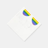 Sei du LGBT-Regenbogenbrille Serviette (Ecke)