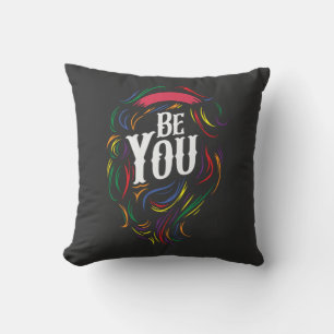 Sei du LGBTQ Regenbogen GAY PRIDE Kissen