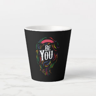 Sei du LGBTQ Regenbogen GAY PRIDE Milchtasse