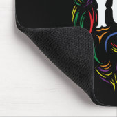 Sei du | LGBTQ | Regenbogen | GAY PRIDE Mousepad (Ecke)