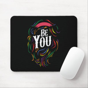 Sei du LGBTQ Regenbogen GAY PRIDE Mousepad