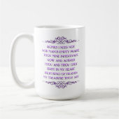 Sei du meine Vision - 15 oz. Tasse (Links)