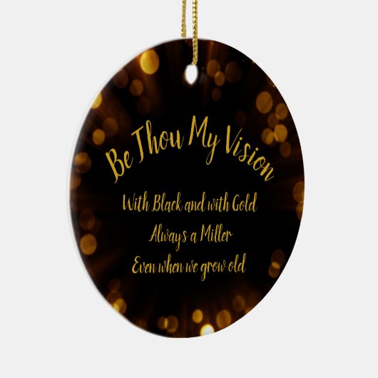 Sei du meine Vision Keramik Ornament (Rechts)