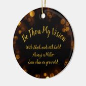 Sei du meine Vision Keramik Ornament (Links)