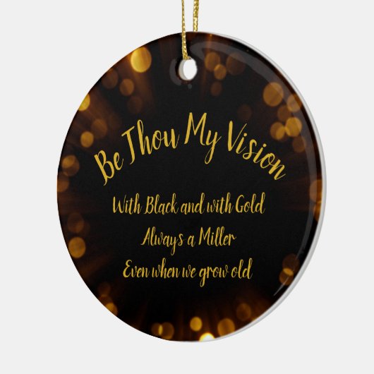 Sei du meine Vision Keramik Ornament (Links)