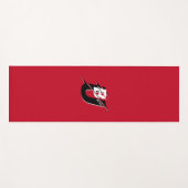 Sei du modern rot und schwarz yogamatte (Vorderseite (Horizontal))