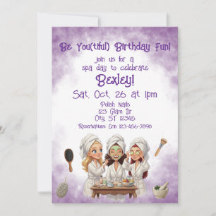 Sei Du(nachhaltig) Spa-Tag Geburtstag Einladung