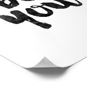 Sei du poster (Ecke)