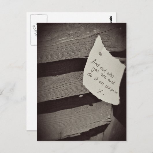 Sei du Postkarte (Vorne/Hinten)