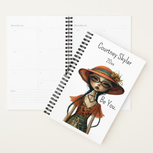 Sei du Quirky Whimsical Woman, ändere den Namen, d Planer (Anzeige)