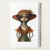 Sei du Quirky Whimsical Woman, ändere den Namen, d Planer (Rückseite)