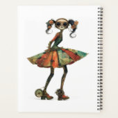 Sei du Quirky Whimsical Woman, ändere den Namen, d Planer (Rückseite)