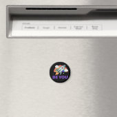Sei du. Rainbow-Raketenwolke Magnet (In Situ (Geschirrspüler))