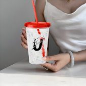 Sei du rot acryltrinkbecher