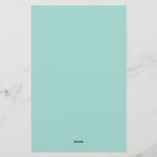 Sei du schön farbenfrohe Buchstaben helles Grün Briefpapier (Rückseite)