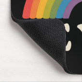 Sei du schwul lesbischer Pride LGBTQ Ally Rainbow Mousepad (Ecke)