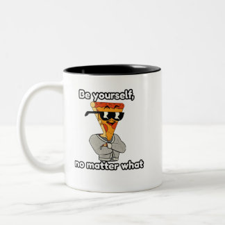 Sei du selbst, egal was passiert zweifarbige tasse