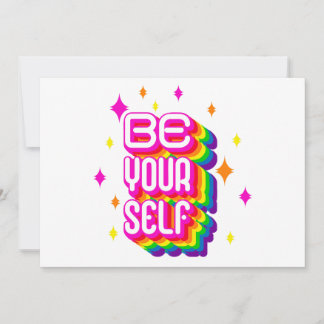 Sei du selbst! einladung