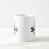 Sei du selbst etwas Schönes Zitat Kaffeetasse (Mittel)