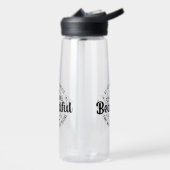 Sei du selbst etwas Schönes Zitat Trinkflasche (Links)