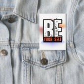 SEI DU SELBST – Fette Motivations-Typografie Button (Insitu)
