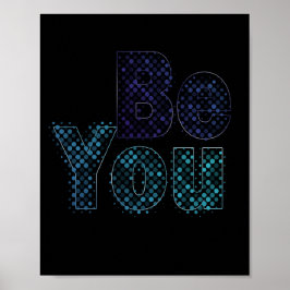 Sei Du selbst – Inspirierendes Selbstliebe-Zitat P Poster