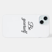 Sei du selbst iPhone hülle (Rückseite (Horizontal))