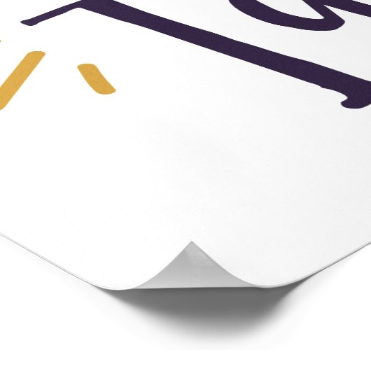 "Sei du selbst, jeder andere ist genommen" Poster (Ecke)