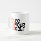 Sei du selbst! kaffeetasse (Vorderseite Links)